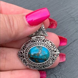 SARDA/Artisan of Bali turquoise pendant